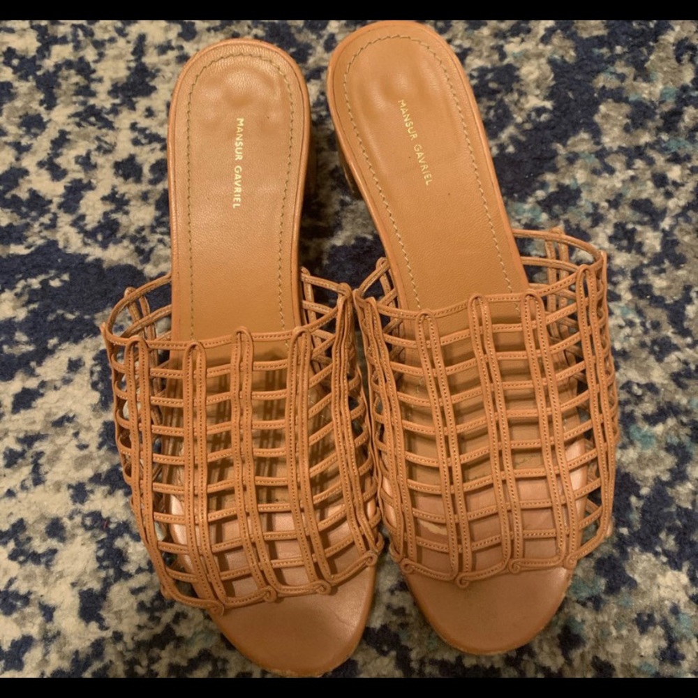 Mansur Gavriel Mules Sandals size 37.5